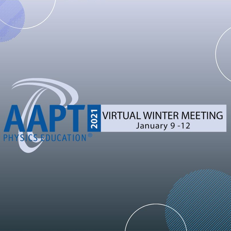 Logo from AAPT National Jan 2021 meeting