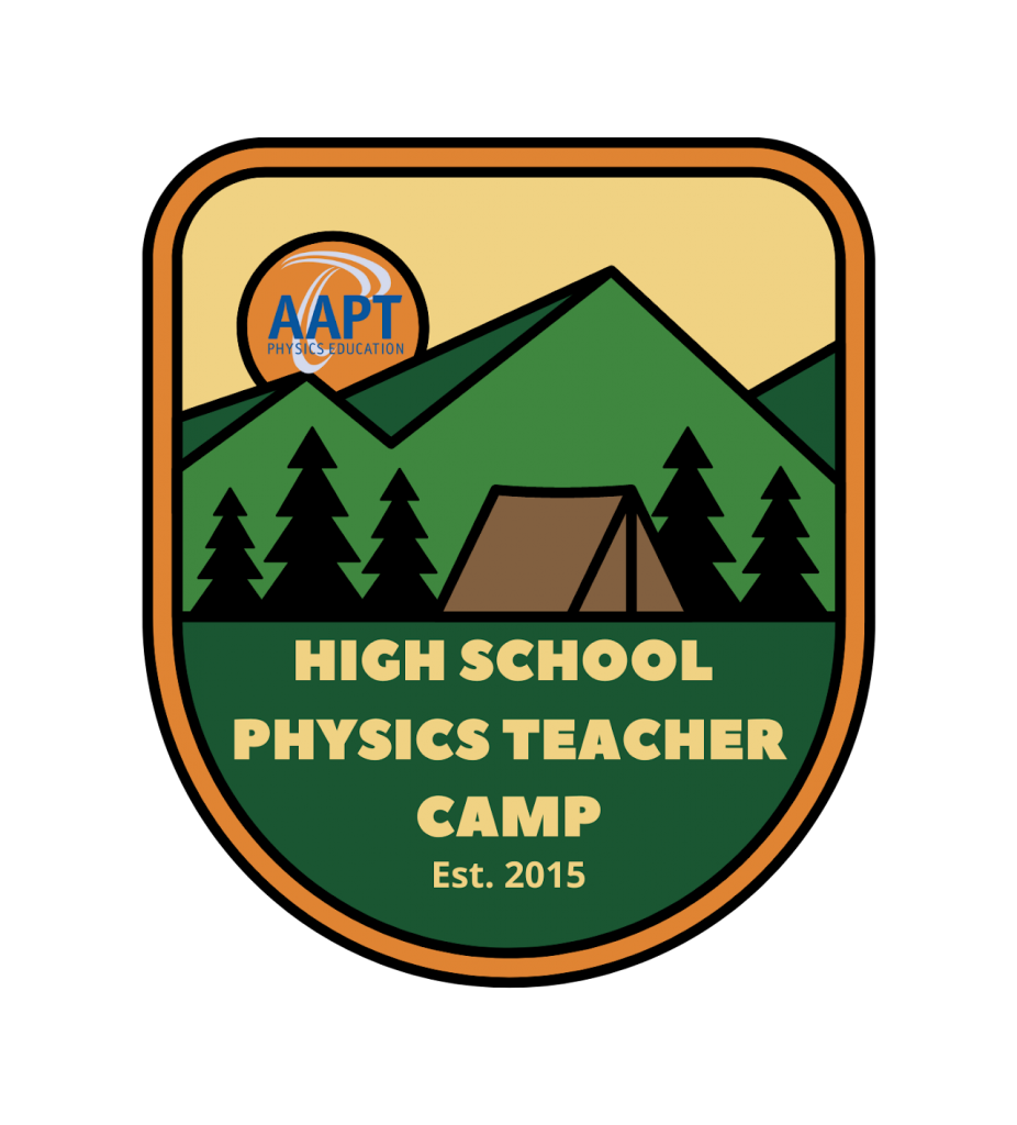 Logo for AAPT High School Physics Teacher camp.